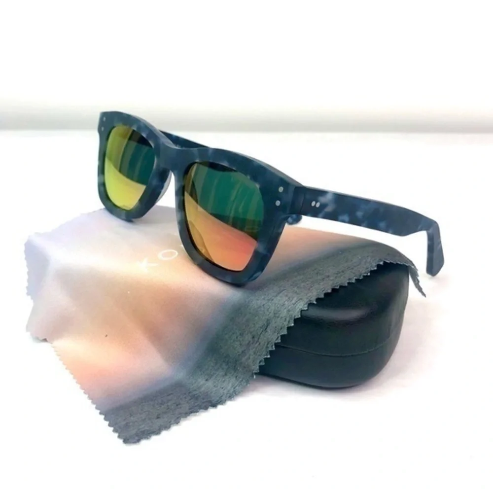 KOMONO Allen Matte Indigo Demi Sunglasses …